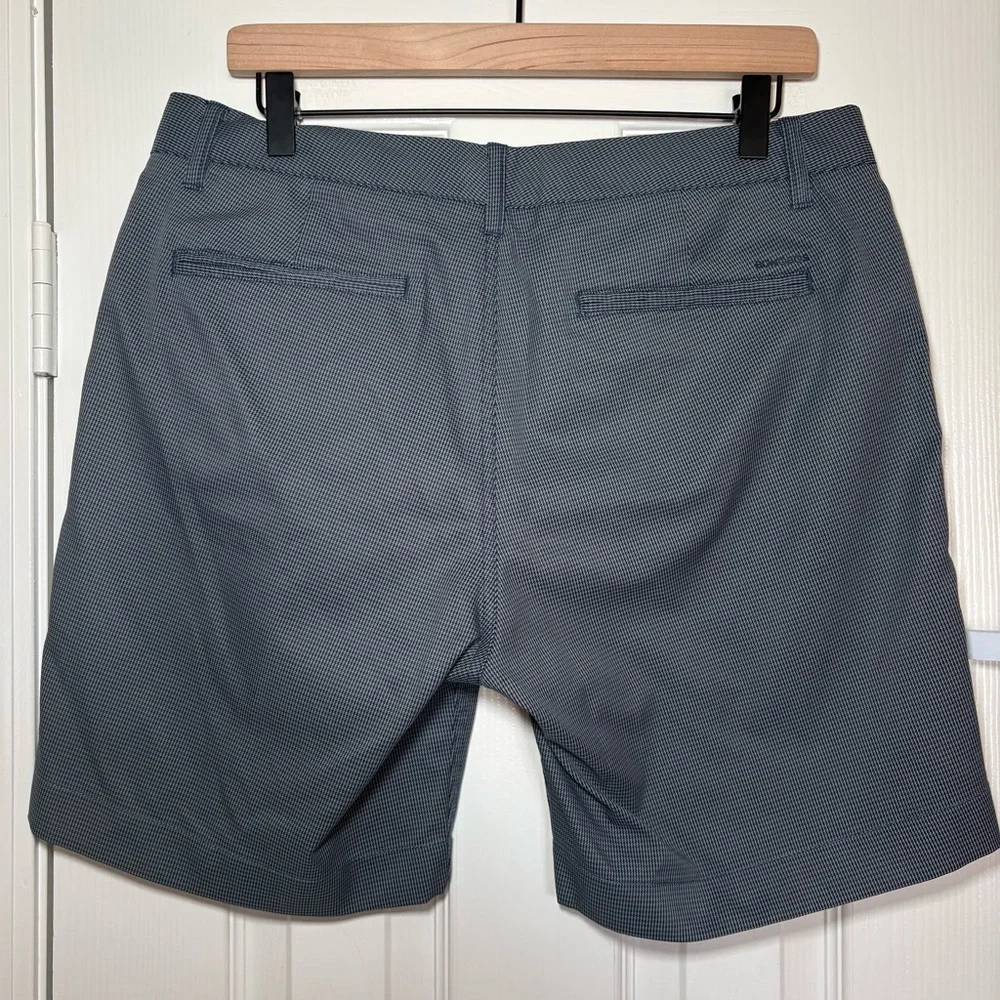 Bonobos Golf Shorts Mens 33 Blue Gray Herringbone Performance 10” Inseam‎
